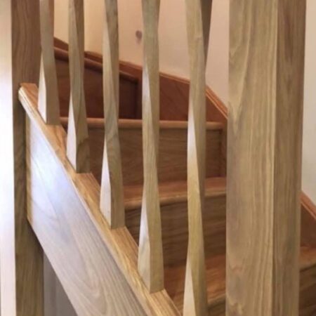 Oak Baschurch Twist Spindles