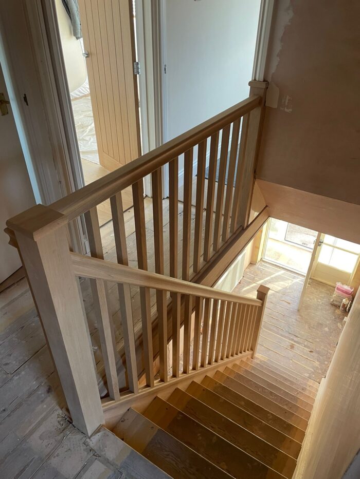 Oak stair parts