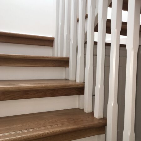 White and Oak Staircase