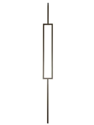 Gold Metal Rectangle Spindle