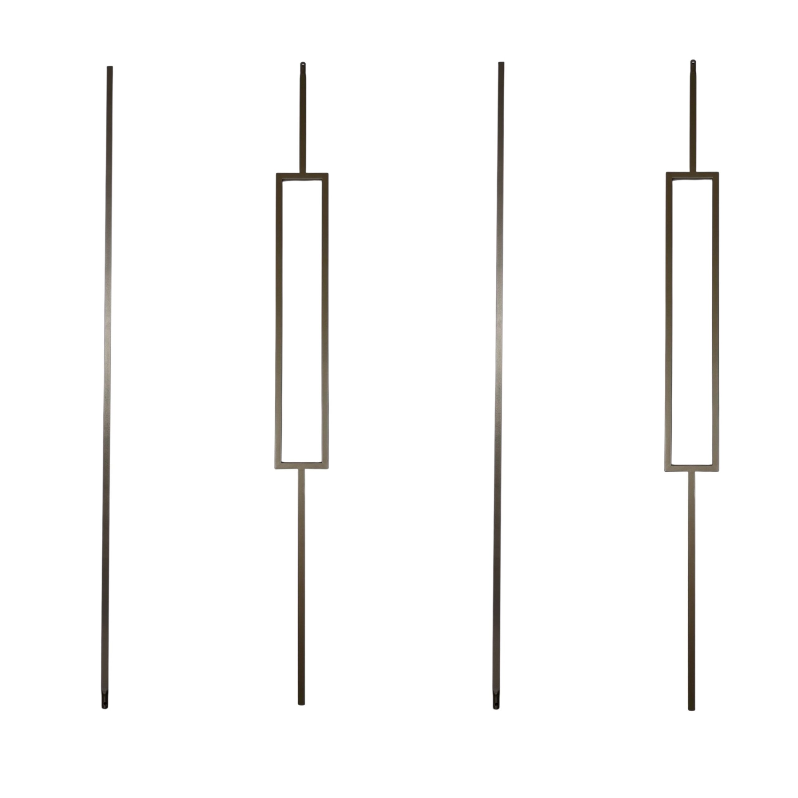 Gold metal spindles
