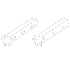 Purra Pine Rake Handrail measurements