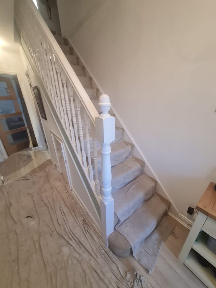 how to modernise an old staircase on a budget