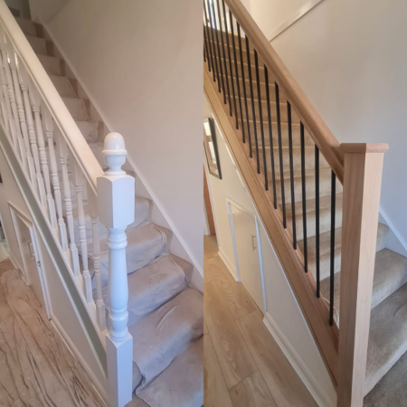 How to modernise a old staircase on a budget