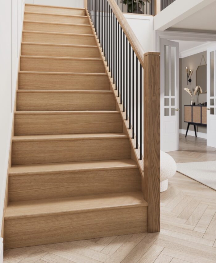 Stair tread cladding
