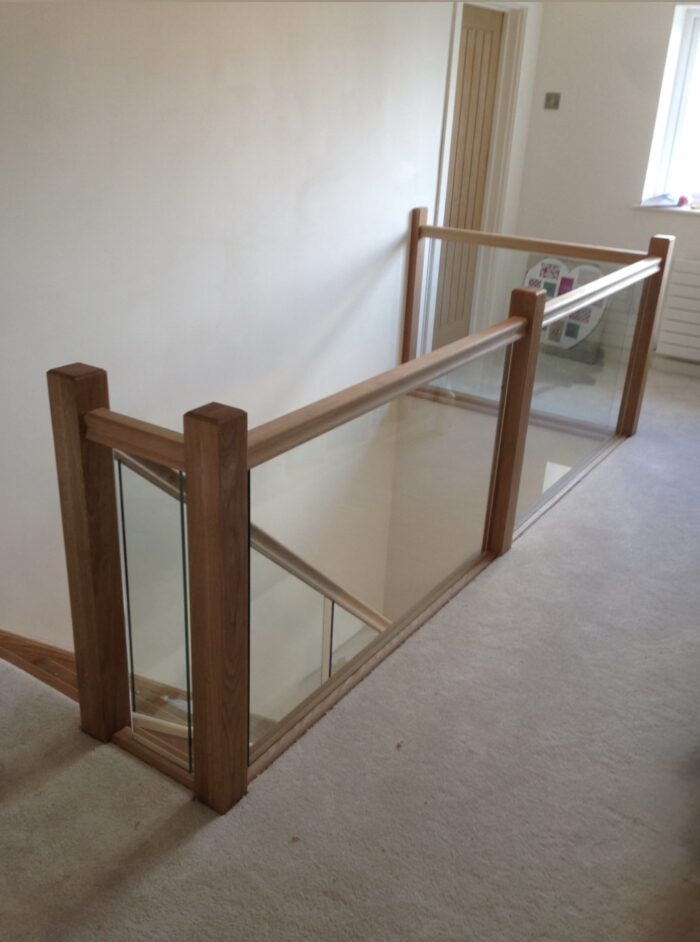 Grooved glass system