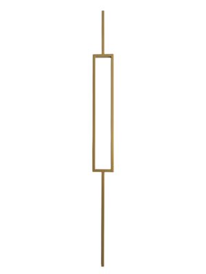 Pearl Gold Metal Rectangle Spindle