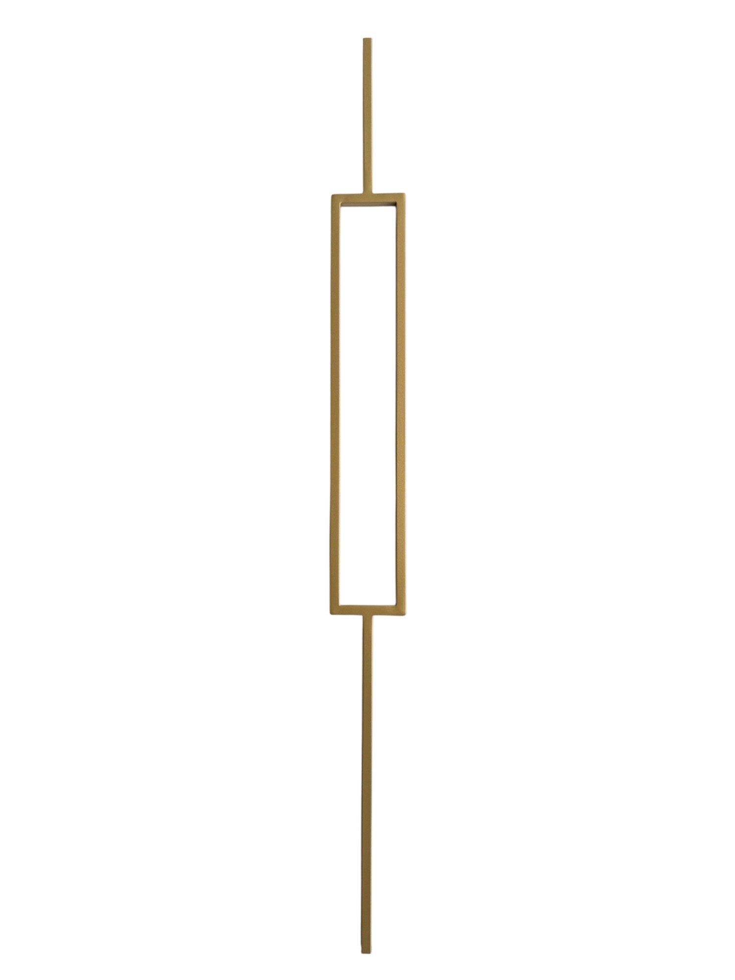 Pearl Gold Metal Rectangle Spindle