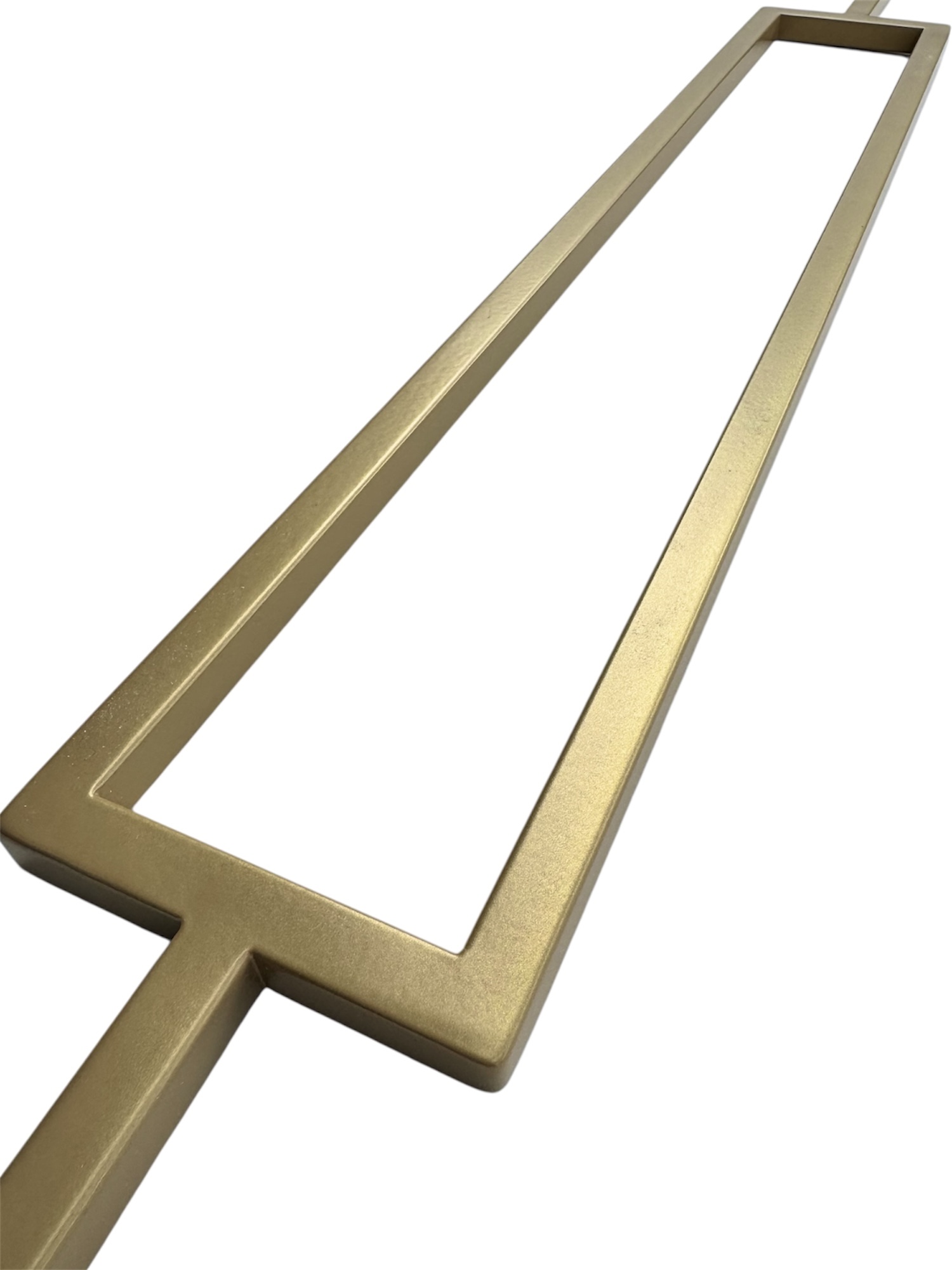 Pearl Gold Metal Rectangle Spindle