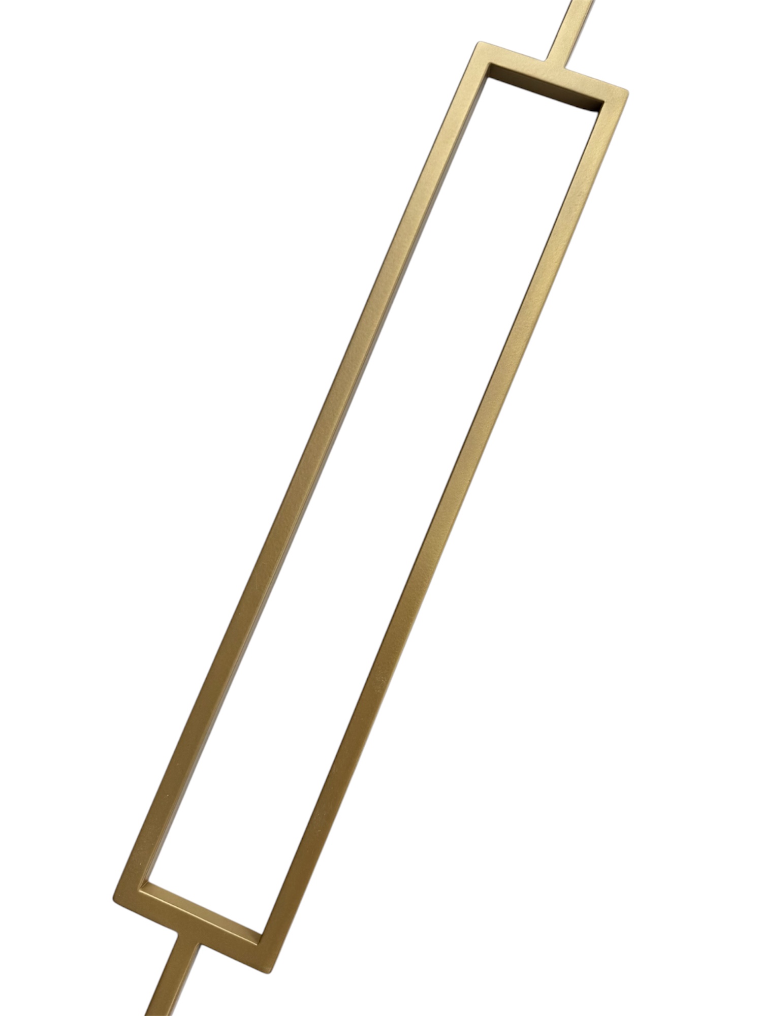 Pearl Gold Metal Rectangle Spindle