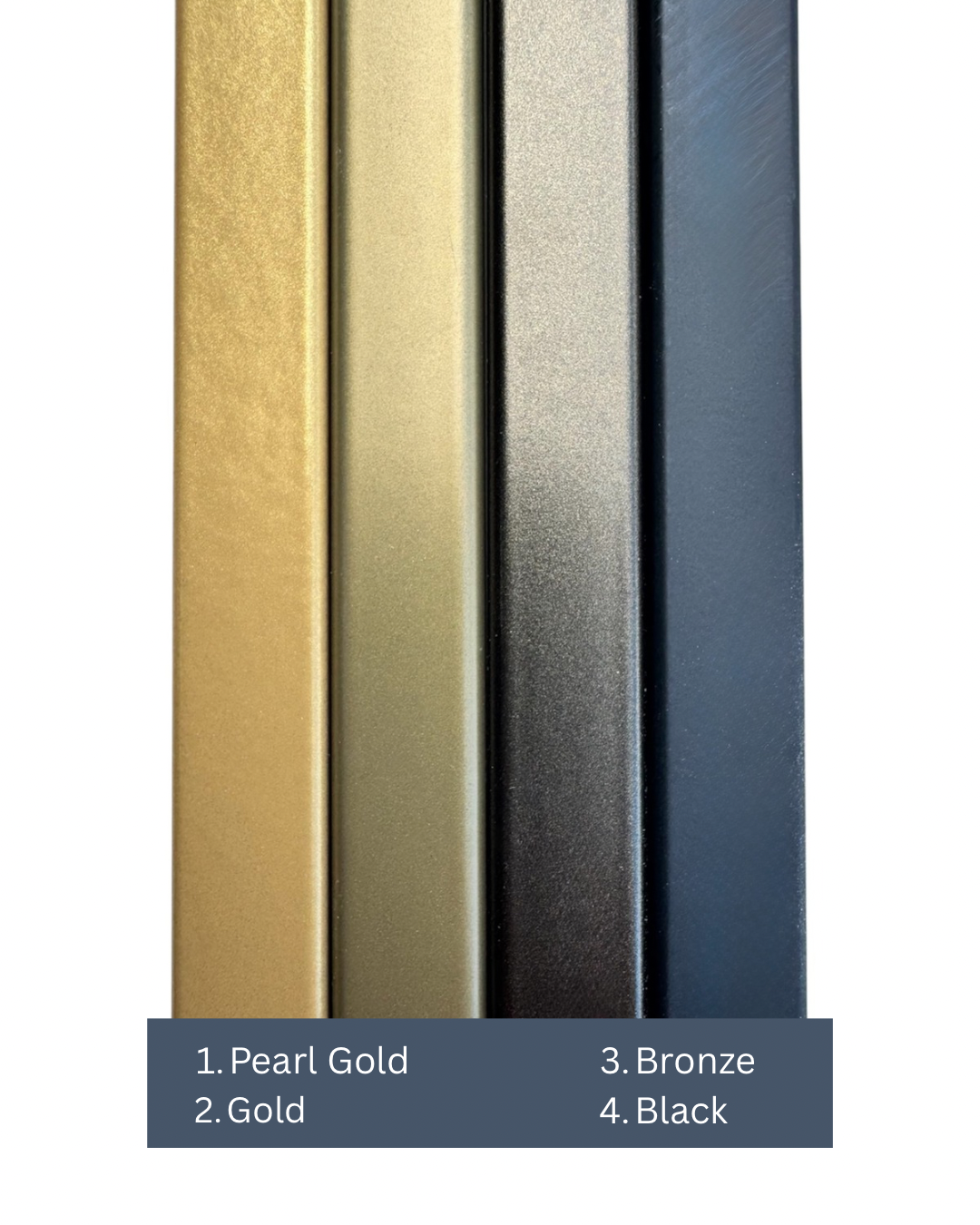 Metal spindle colours
